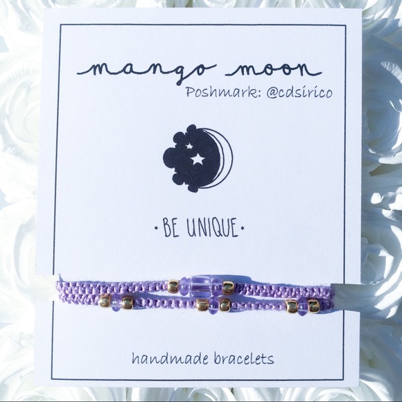 Mango Moon Jewelry - Handmade Beaded Friendship Bracelet Set of 2 🌸